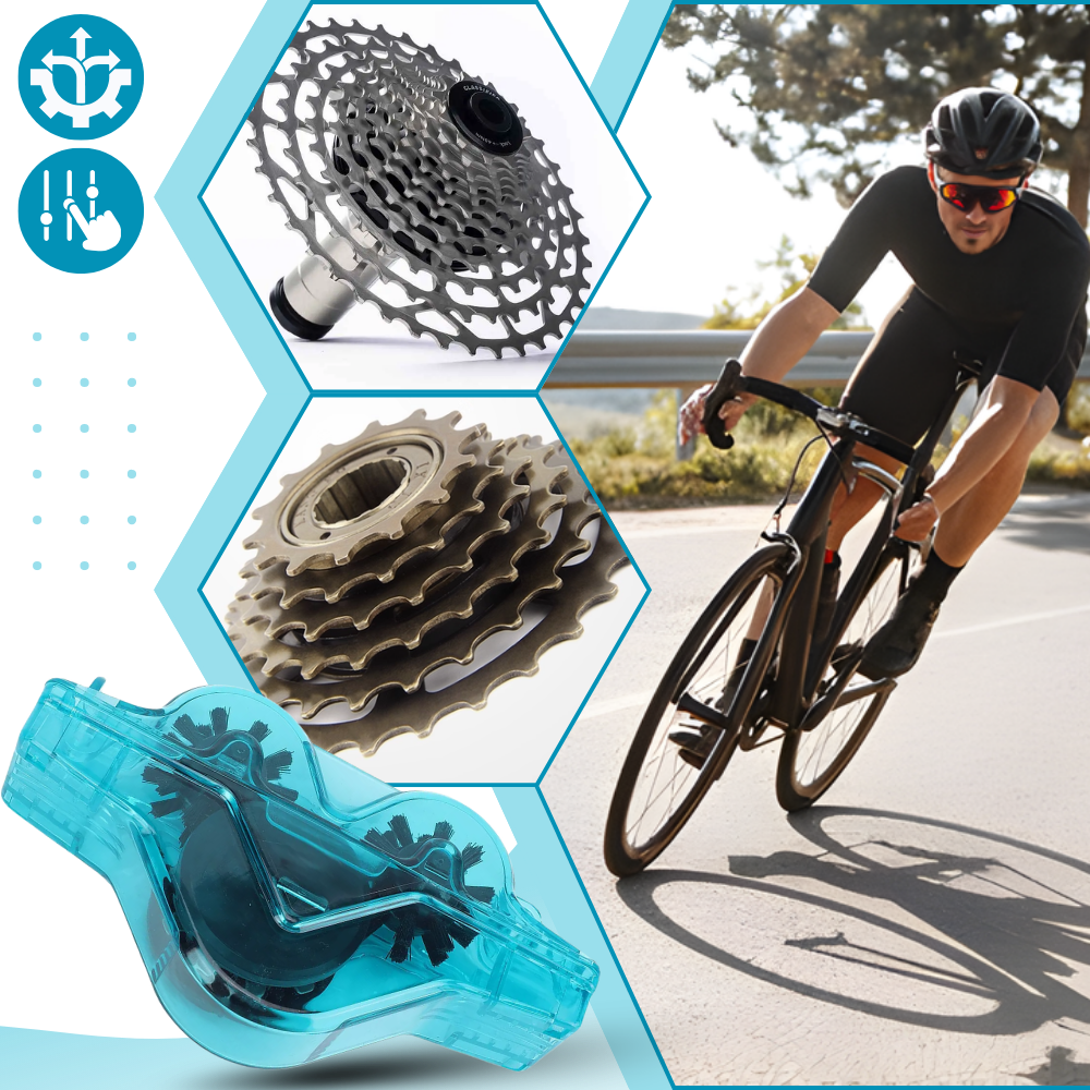 Nettoyeur pour chaîne de vélo 360° - Ozerty