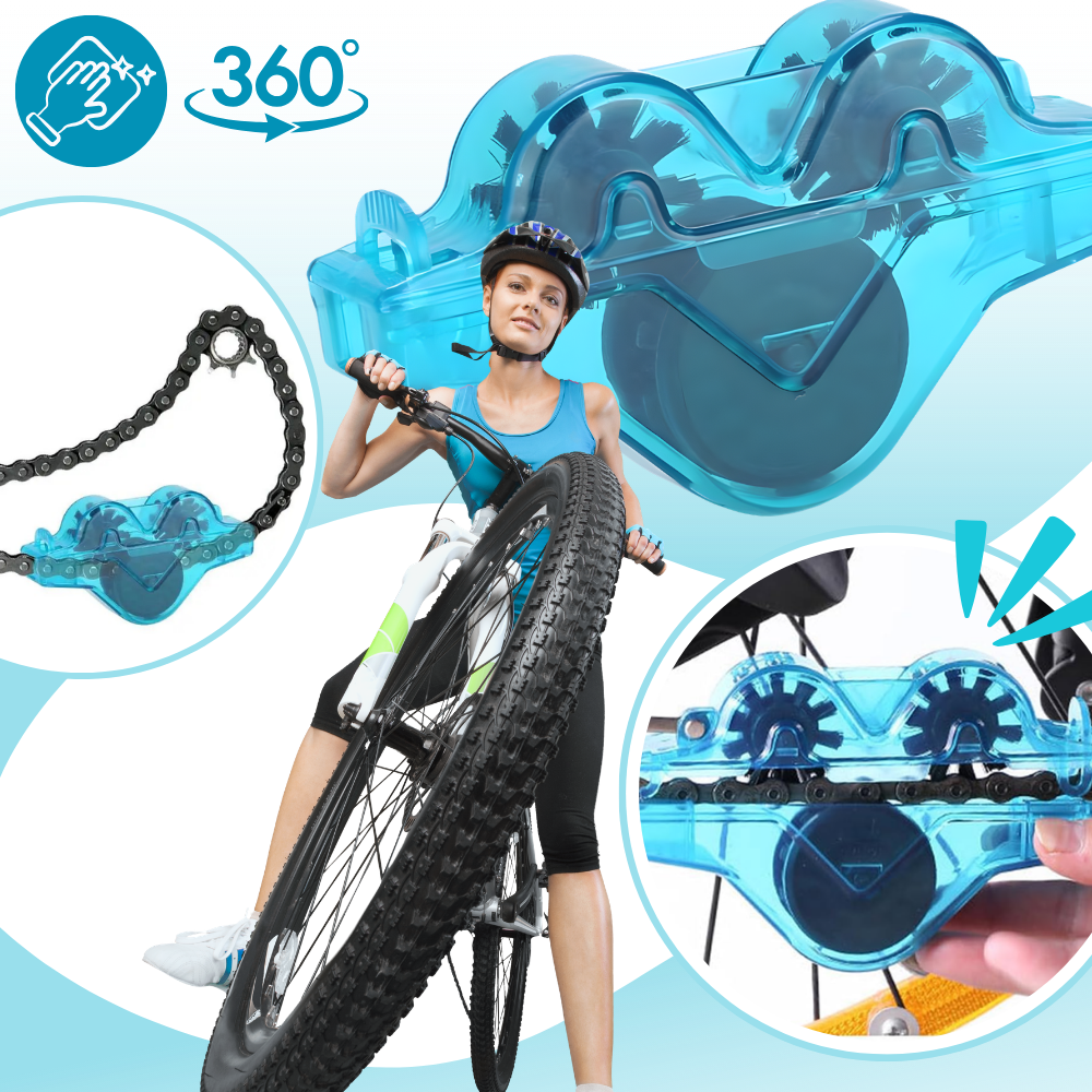 Nettoyeur pour chaîne de vélo 360° - Ozerty
