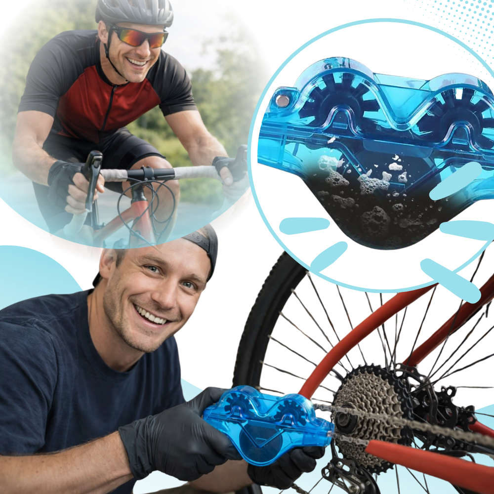 Nettoyeur pour chaîne de vélo 360° - Ozerty