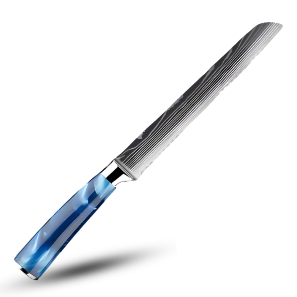 Couteaux japonais bleu océan
-Pankiri - Couteau à pain 19 cm - Ozerty