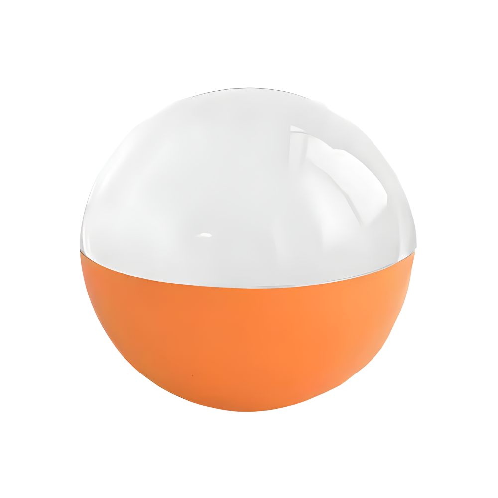 Boule de Noël avec souvenirs photo et vidéo personnalisés -Orange - Ozerty