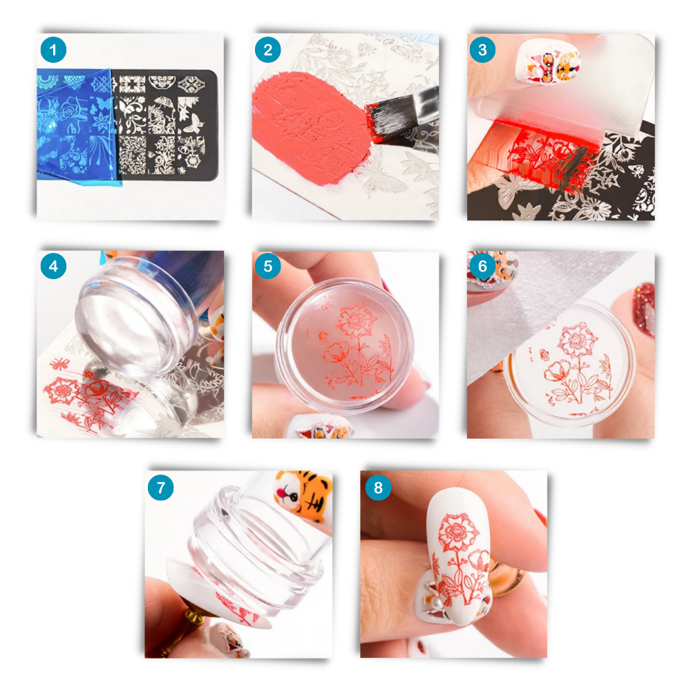 Outil de nail art transparent symétrie parfaite
- Ozerty