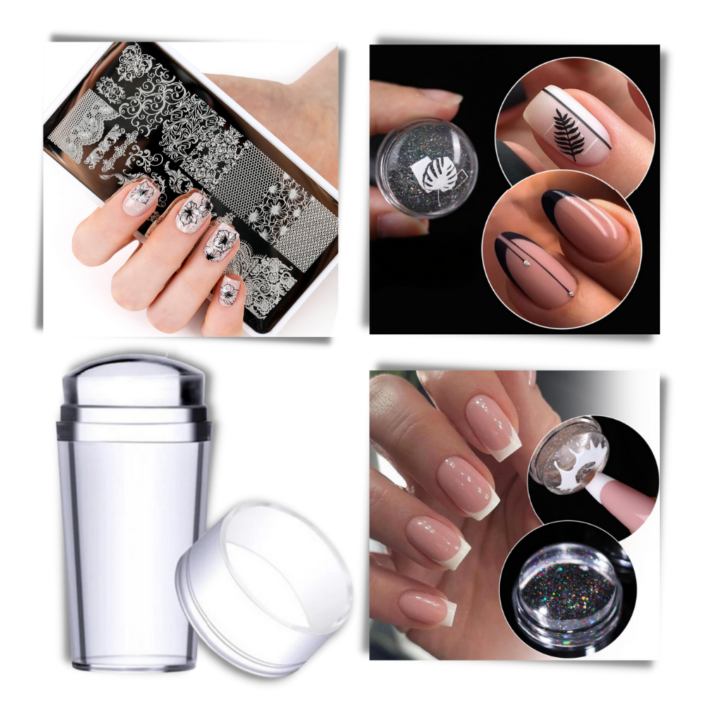Outil de nail art transparent symétrie parfaite
- Ozerty