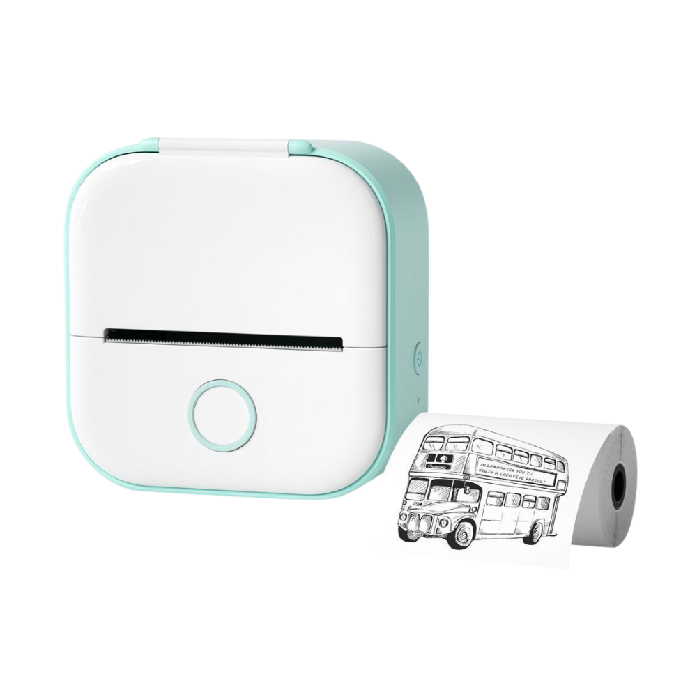 Imprimante de stickers sans encre Phomemo
-Vert Blanc - Ozerty
