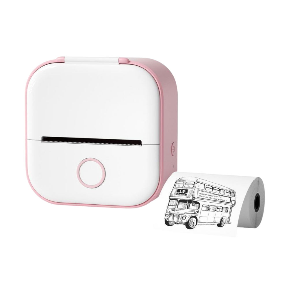Imprimante de stickers sans encre Phomemo
-Rose Blanc - Ozerty