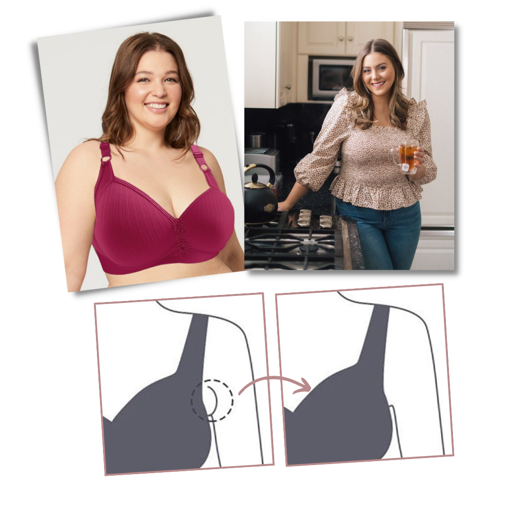 Soutien-gorge push-up sans fil grande taille
- Ozerty