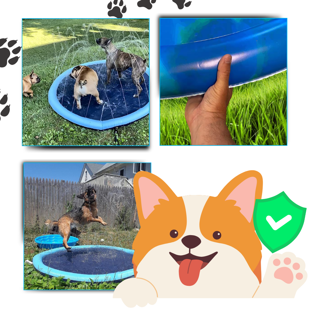 Pataugeoire portable pour chiens
- Ozerty