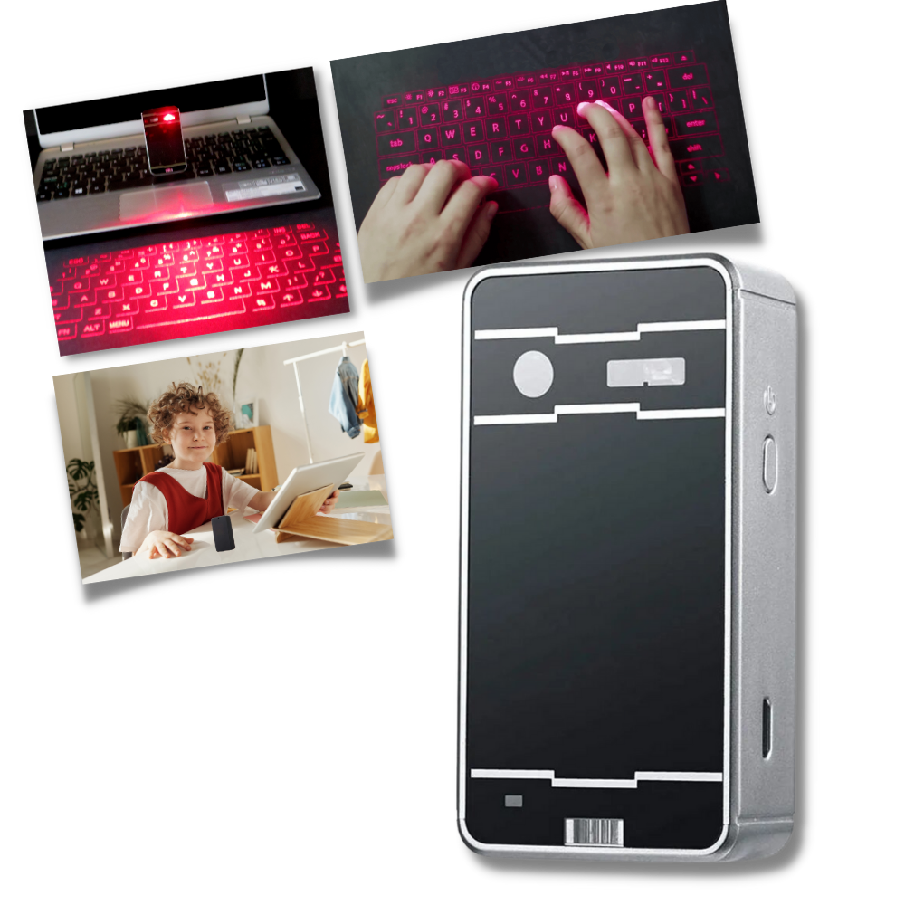 Clavier virtuel laser portable
- Ozerty