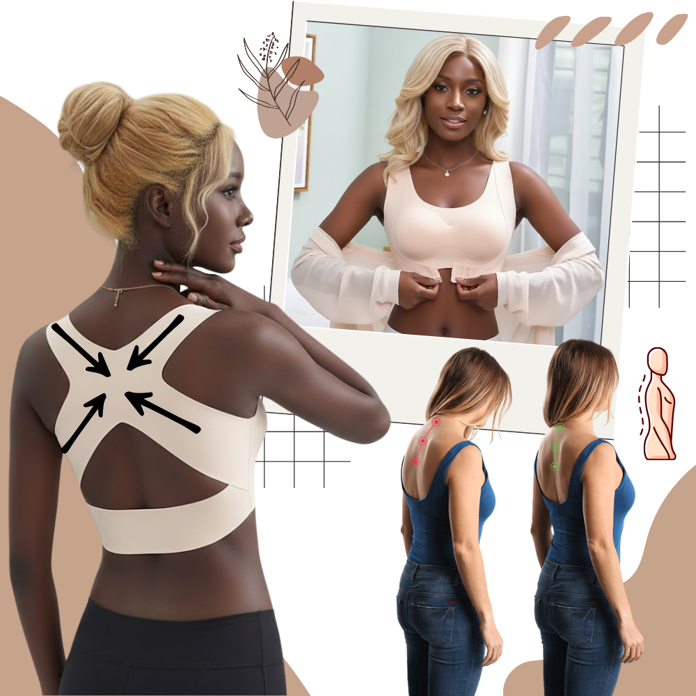 Soutien-gorge brassière sans coutures avec soutien postural - Ozerty