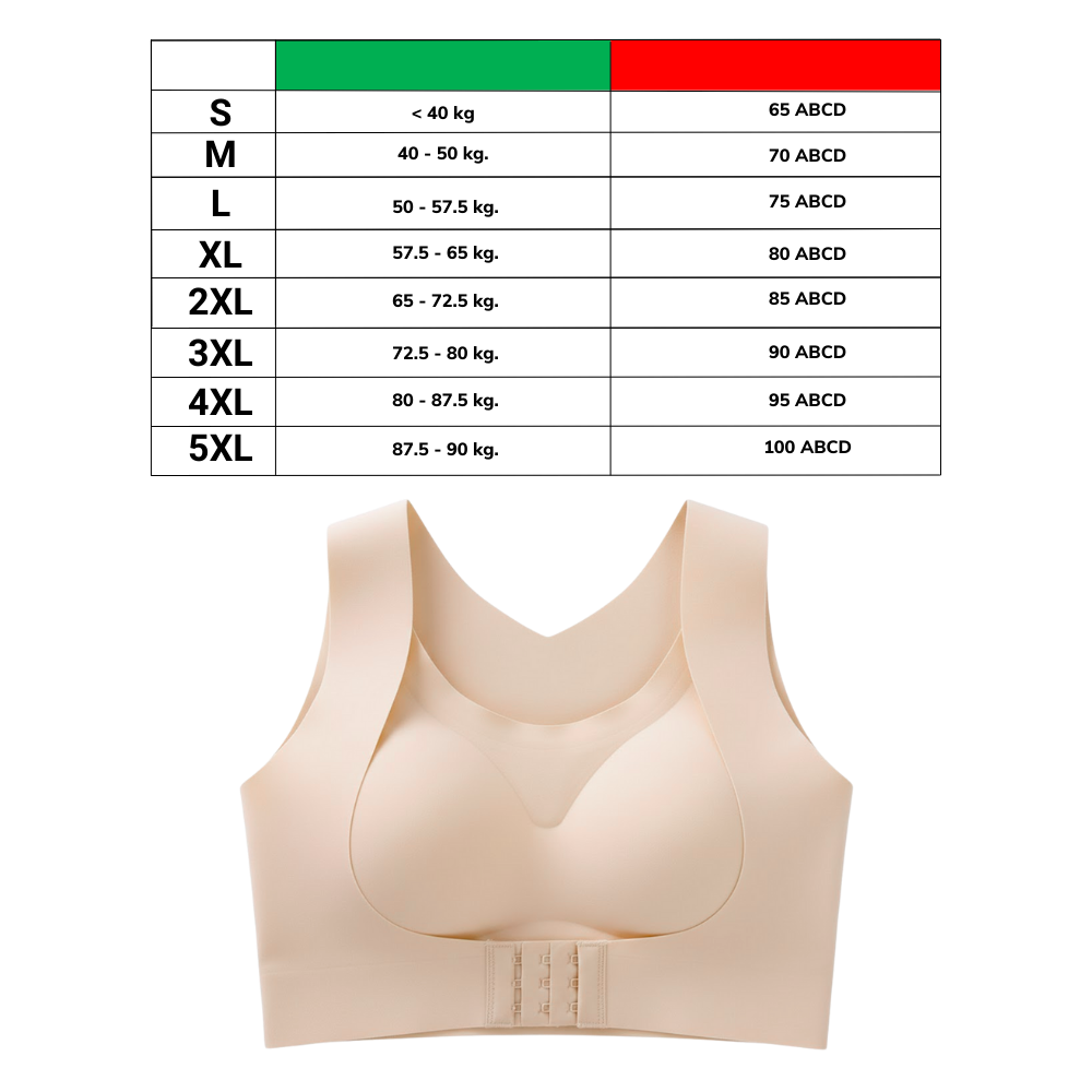 Soutien-gorge brassière sans coutures avec soutien postural - Ozerty