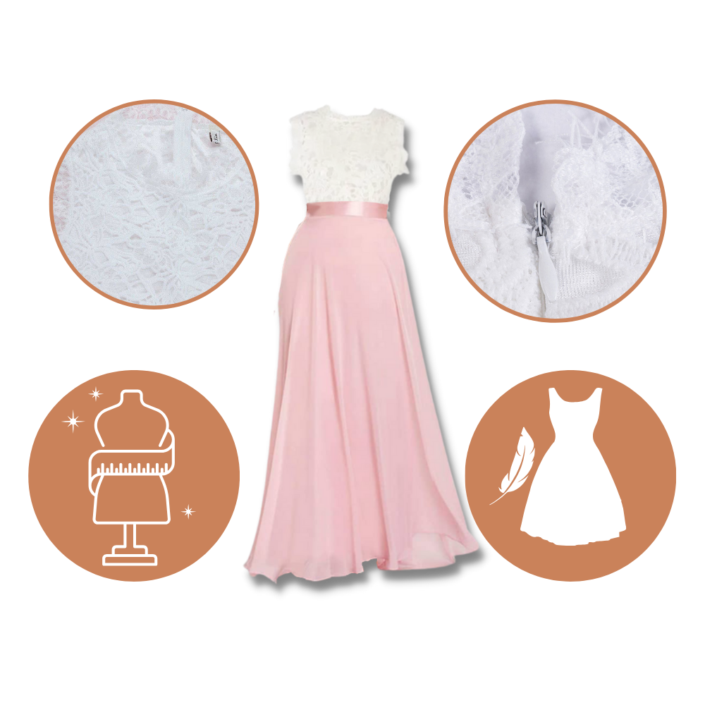 Robe en mousseline de dentelle Prairie Chic
- Ozerty
