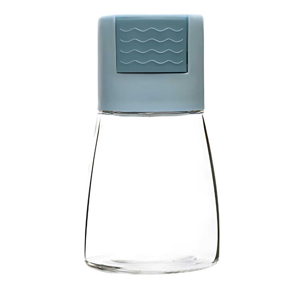 Salière et poivrière à poussoir précis
-Bleu - Ozerty