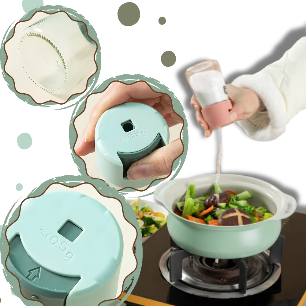 Salière et poivrière à poussoir précis
- Ozerty