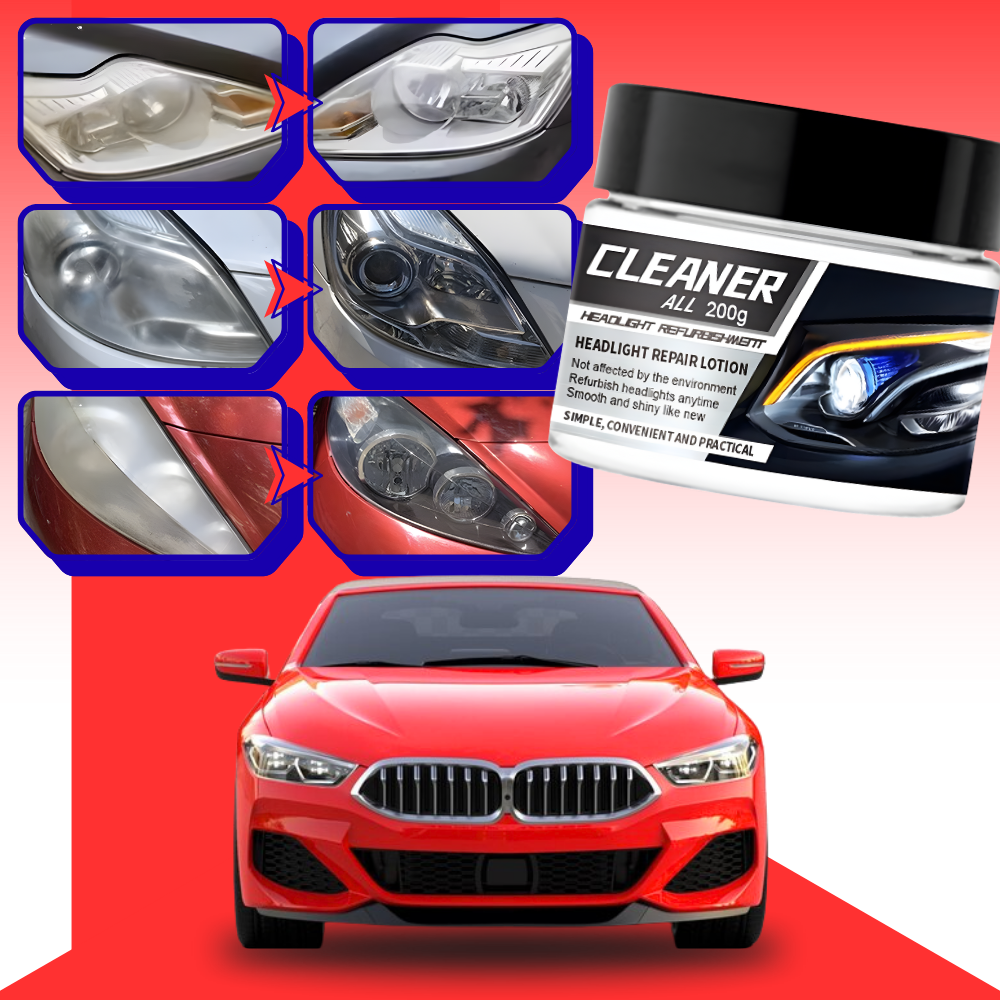 Kit de nettoyage et de protection pour phares de voiture - Ozerty