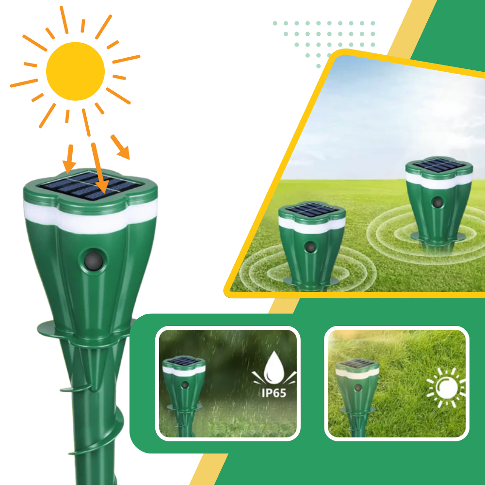 Répulsif Solaire à Impulsions - Ozerty