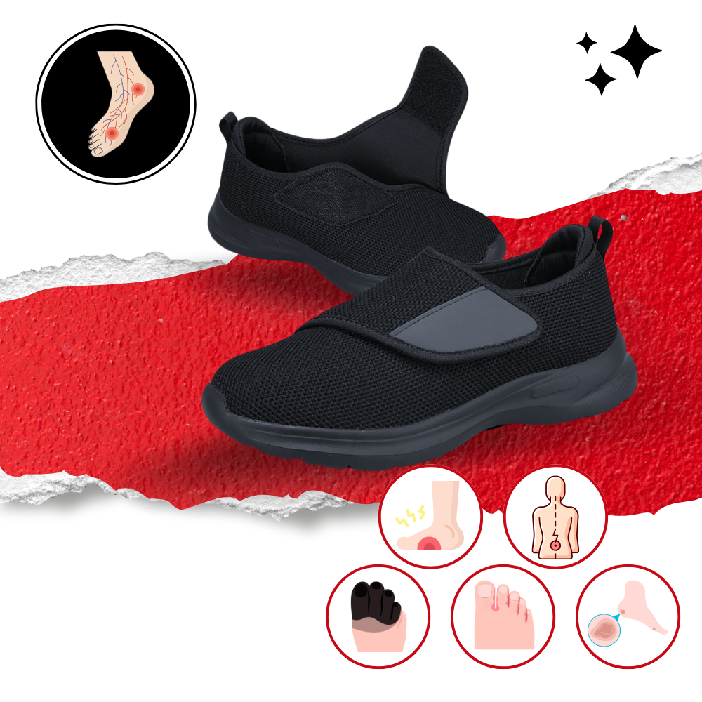 Chaussures pour pieds diabétiques à soulagement rapide du talon - Ozerty