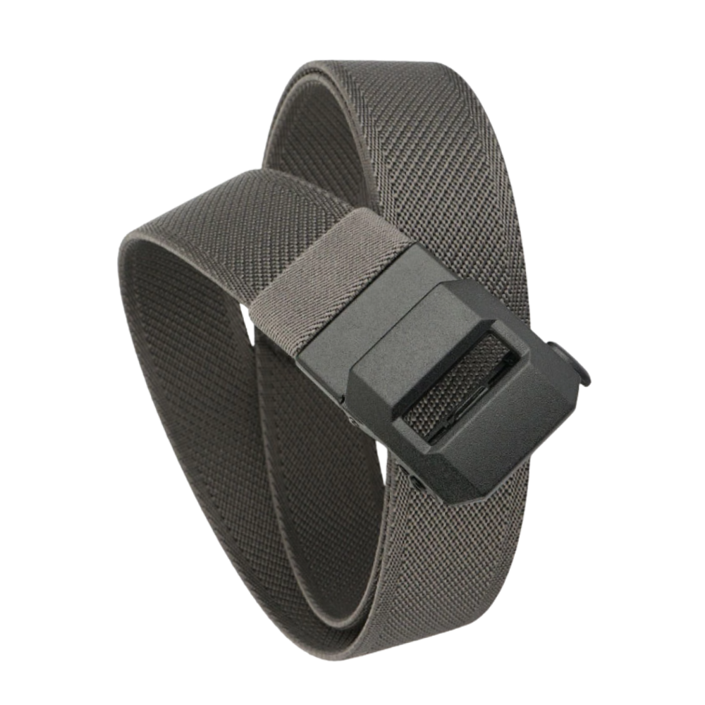 Ceinture en nylon à boucle automatique -Gris foncé - Ozerty