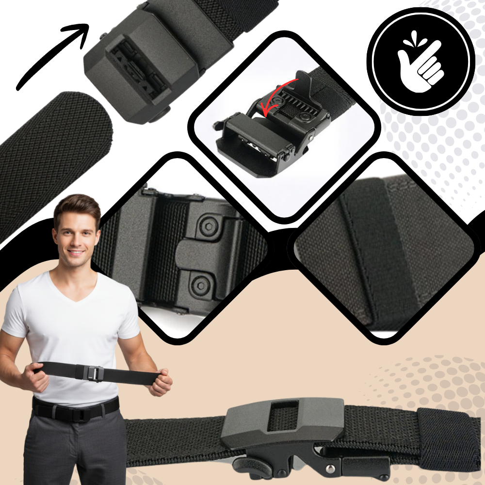 Ceinture en nylon à boucle automatique - Ozerty