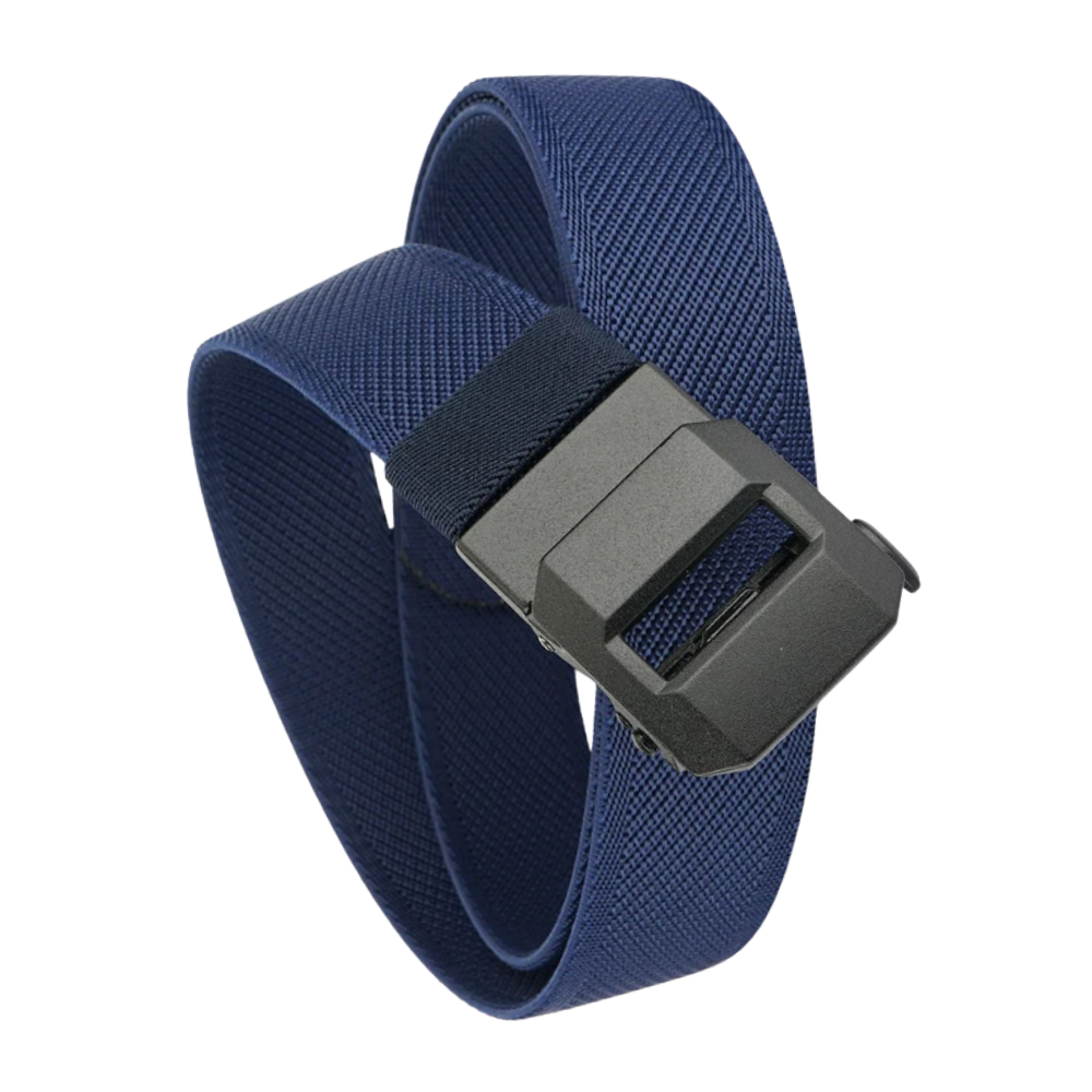 Ceinture en nylon à boucle automatique -Bleu marine - Ozerty