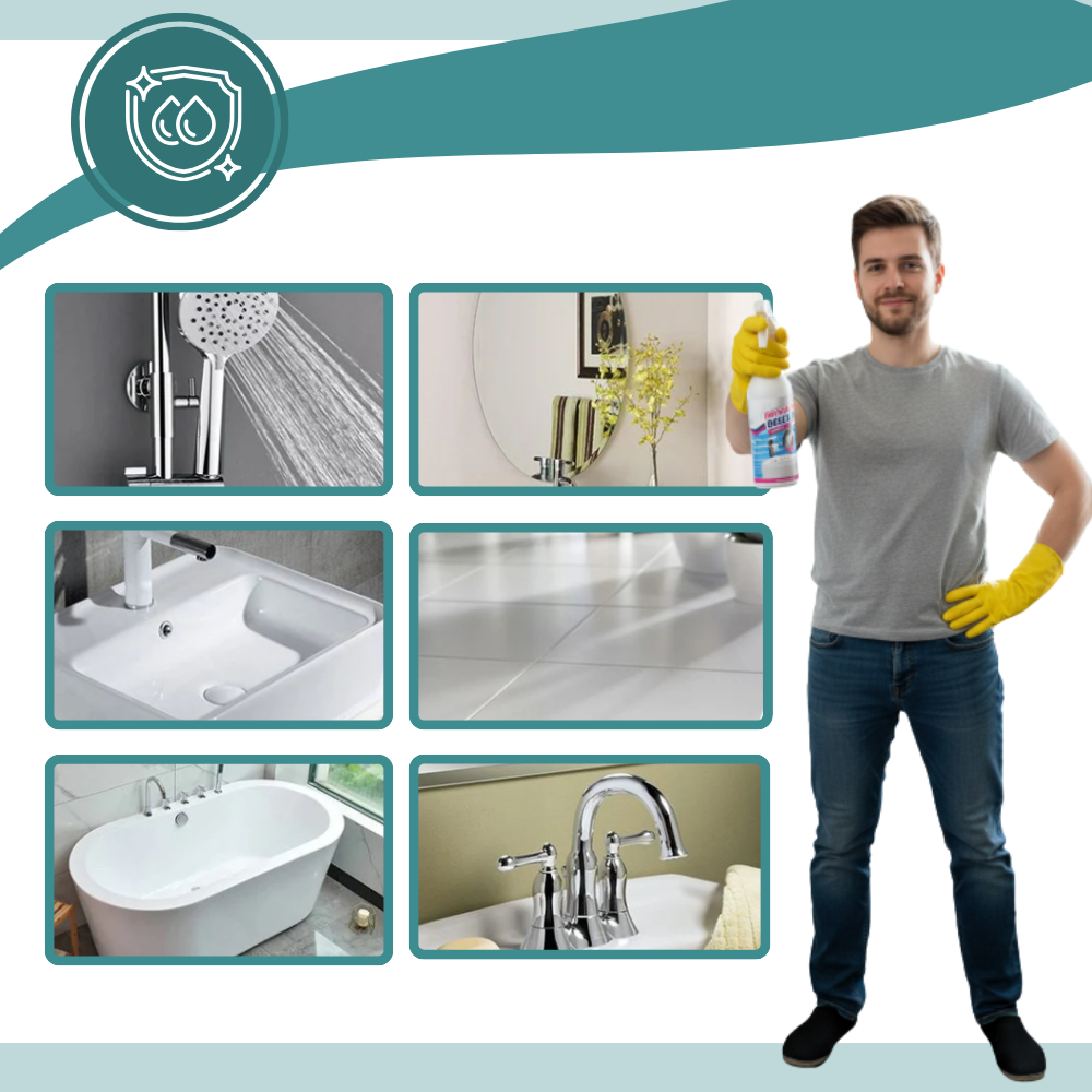 Nettoyant fraîcheur anti-calcaire multisurfaces pour salle de bain - Ozerty