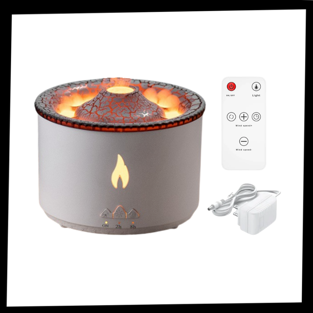 Humidificateur relaxant en forme de volcan
- Ozerty
