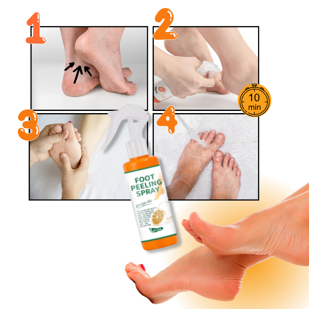 Spray revitalisant pour les pieds - Ozerty