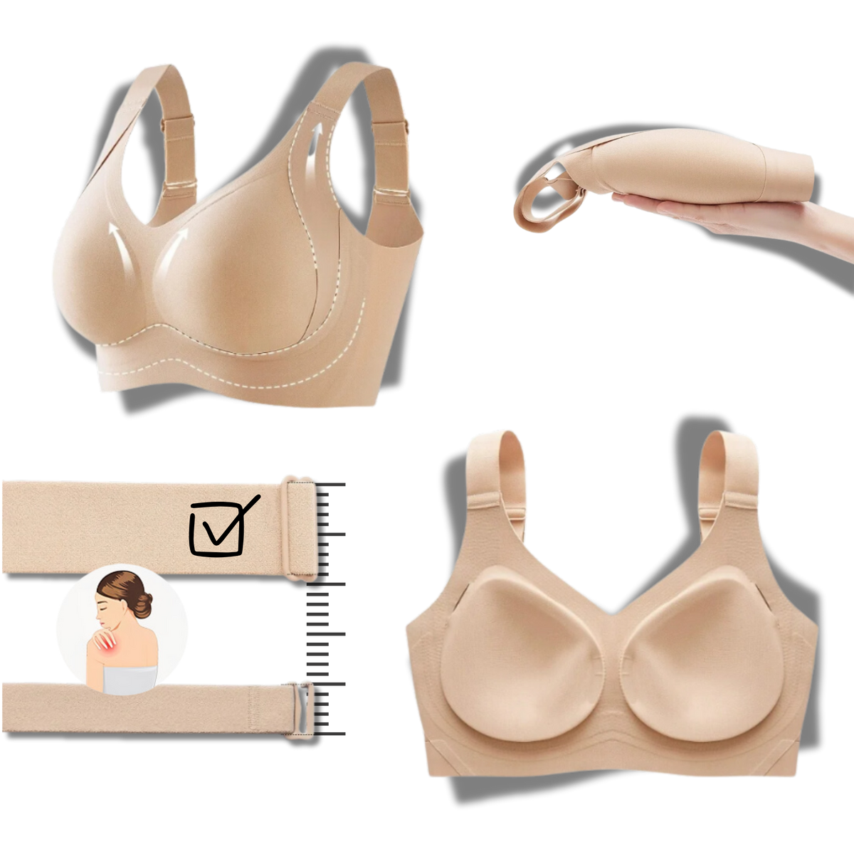 Soutien-gorge respirant sans couture
- Ozerty