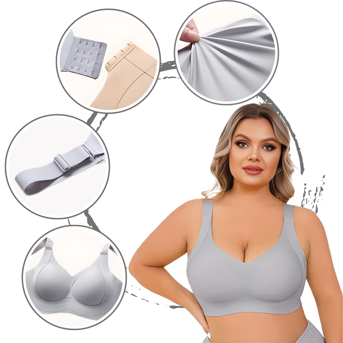 Soutien-gorge respirant sans couture
- Ozerty