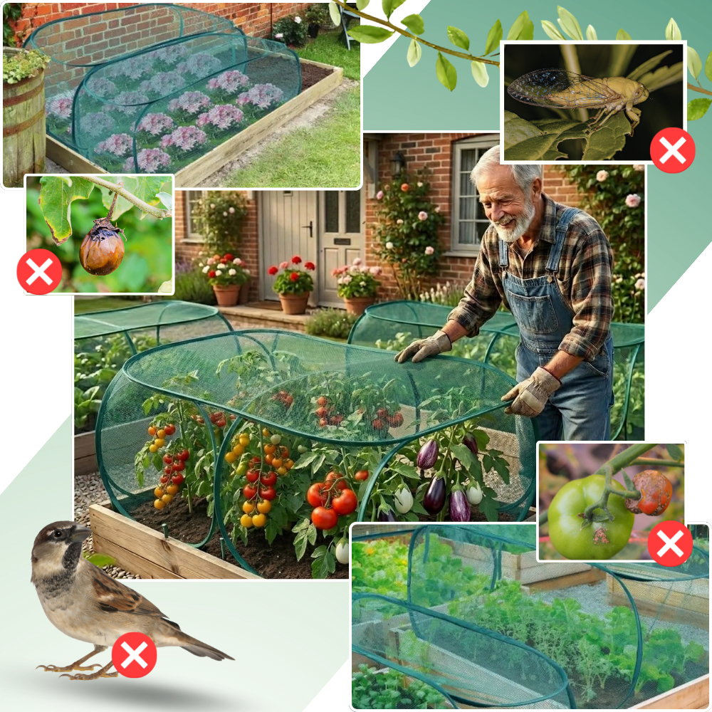 Housse de protection en maille respirante pour plantes - Ozerty