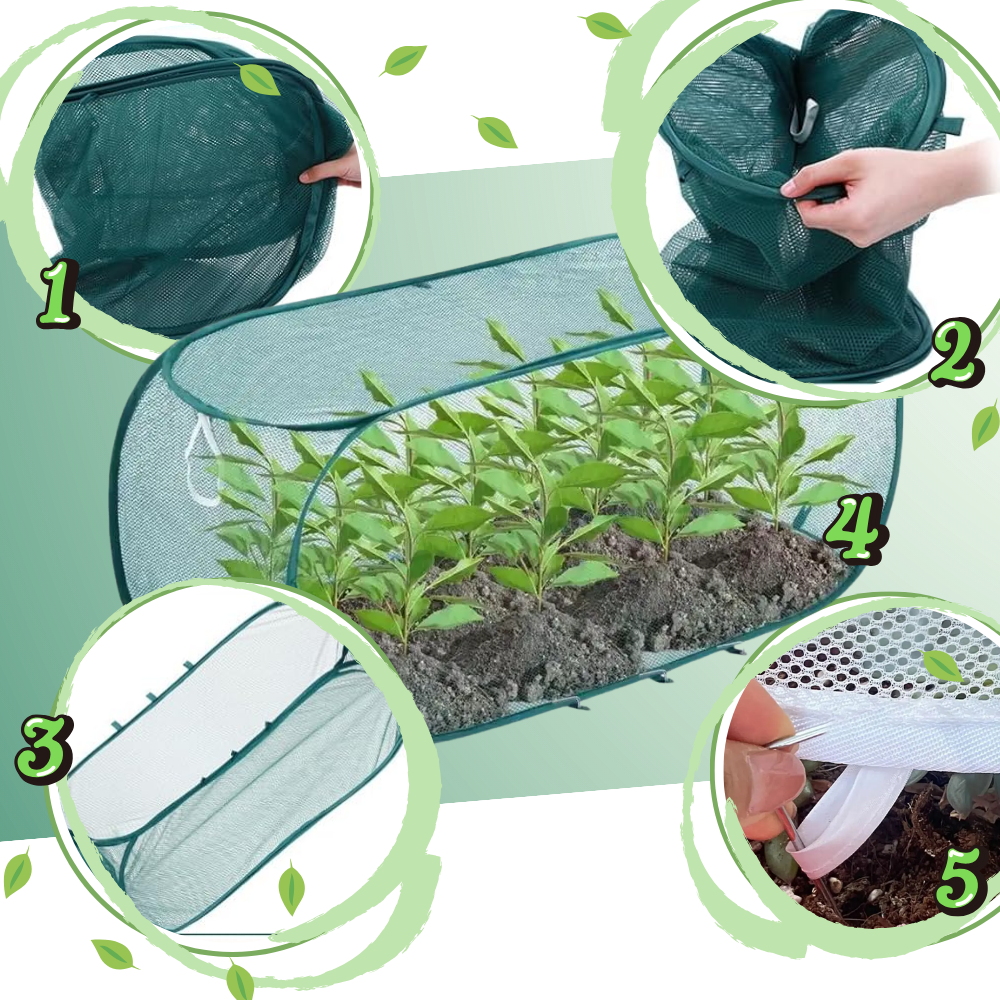 Housse de protection en maille respirante pour plantes - Ozerty