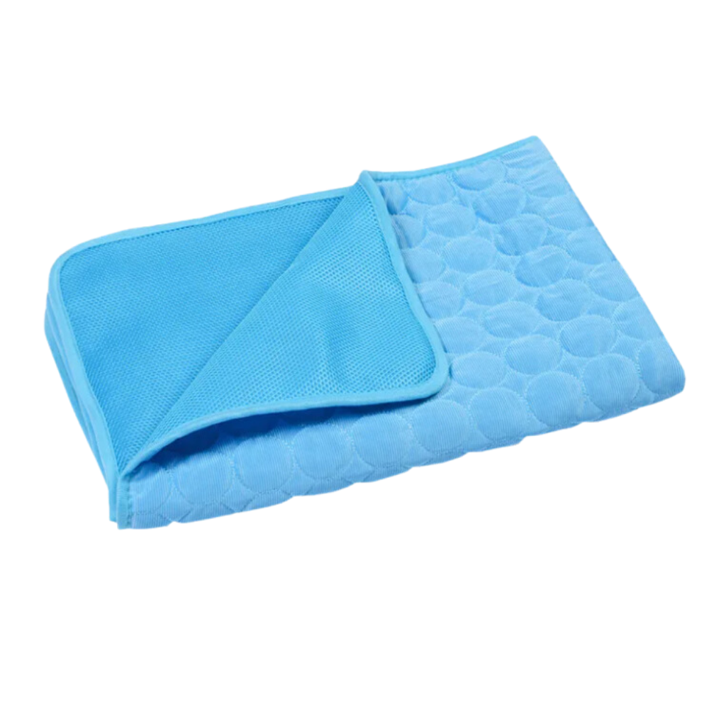 Tapis rafraîchissant en soie pour animaux de compagnie
-Bleu/XSBleu/SBleu/MBleu/LBleu/XL - Ozerty