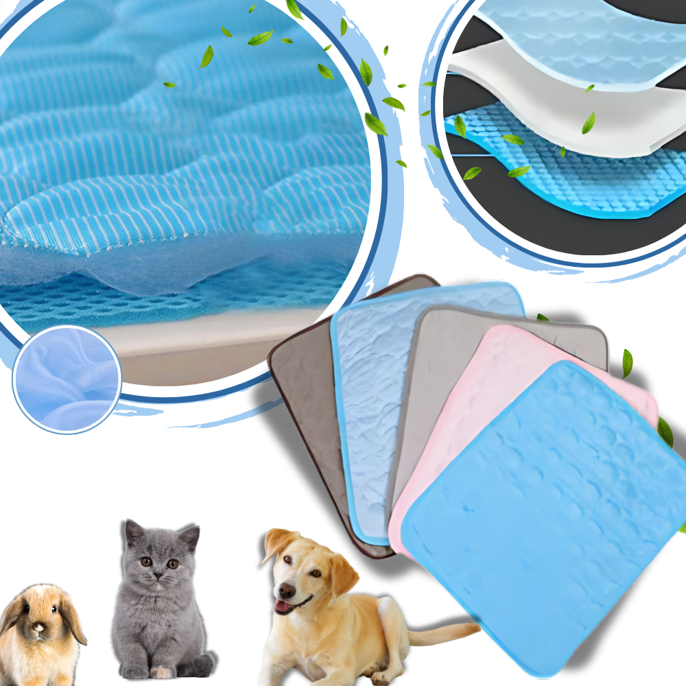 Tapis rafraîchissant en soie pour animaux de compagnie
- Ozerty