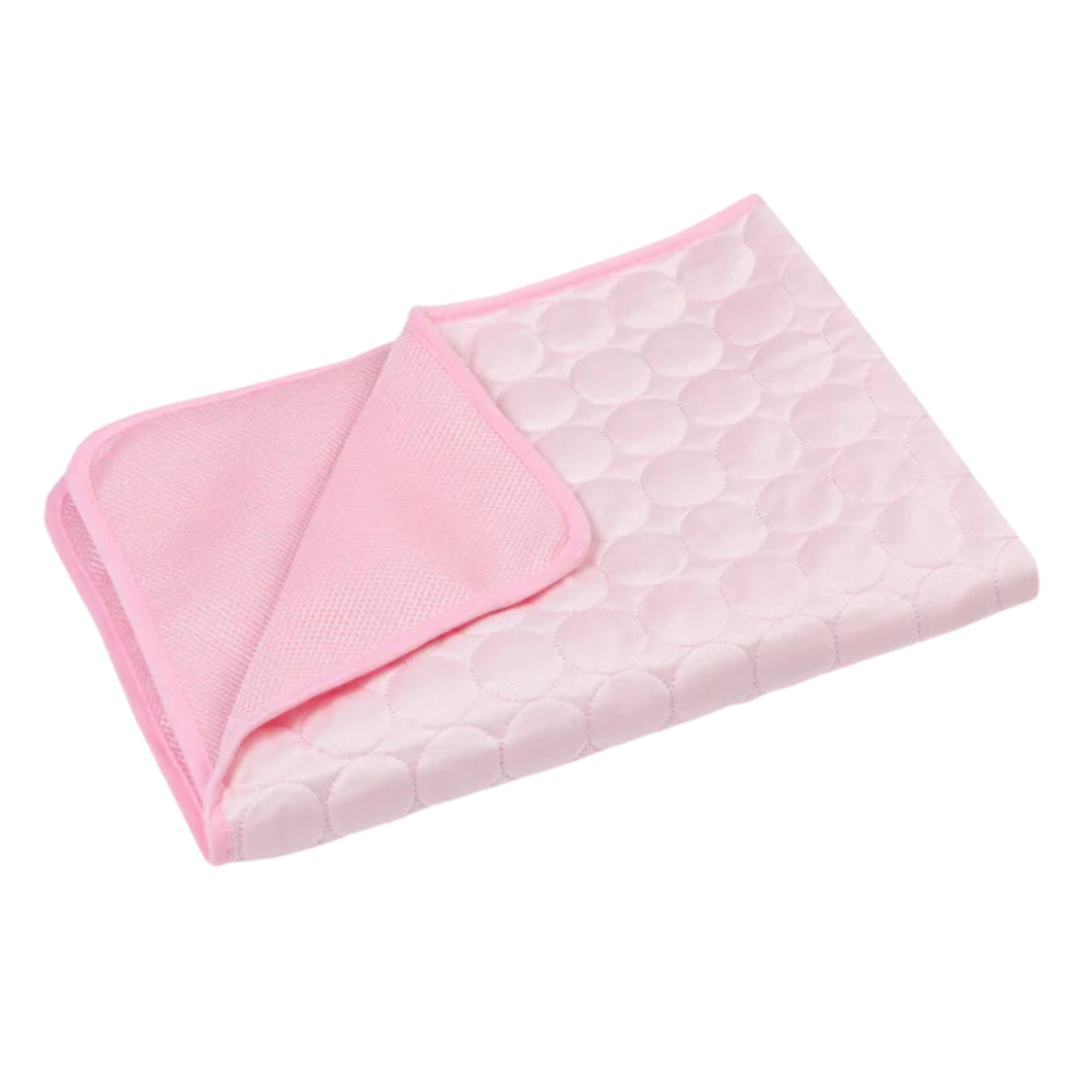 Tapis rafraîchissant en soie pour animaux de compagnie
-Rose/XSRose/SRose/MRose/LRose/XL - Ozerty