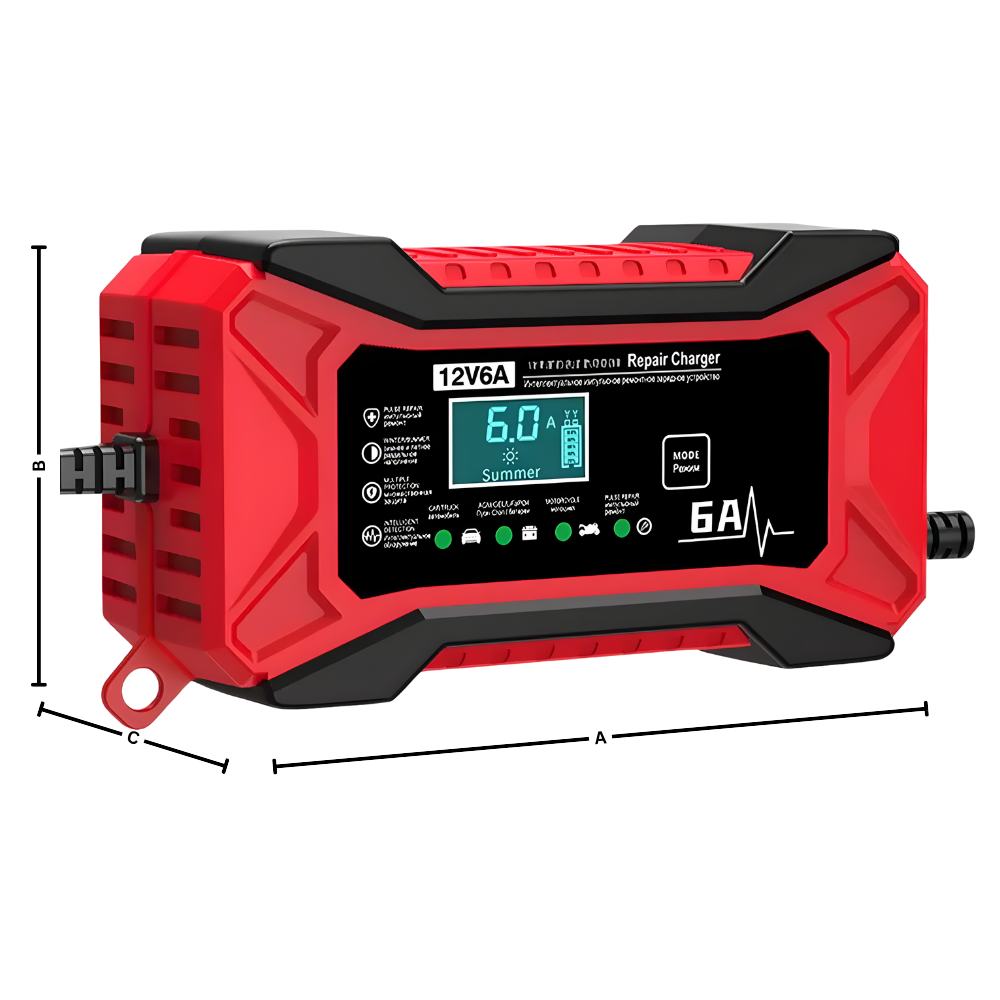 Chargeur de batterie intelligent 12 V pour véhicules - Ozerty