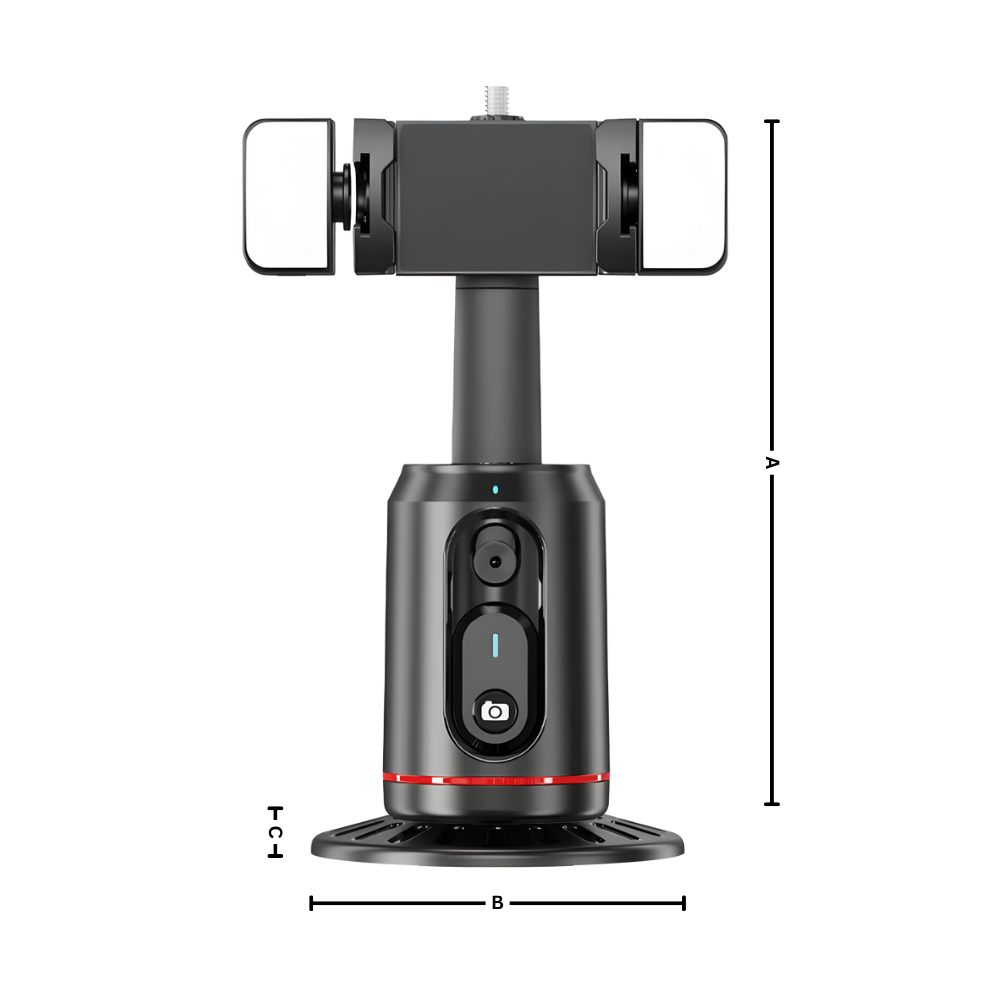 Support pour téléphone intelligent avec stabilisateur et suivi IA - Ozerty
