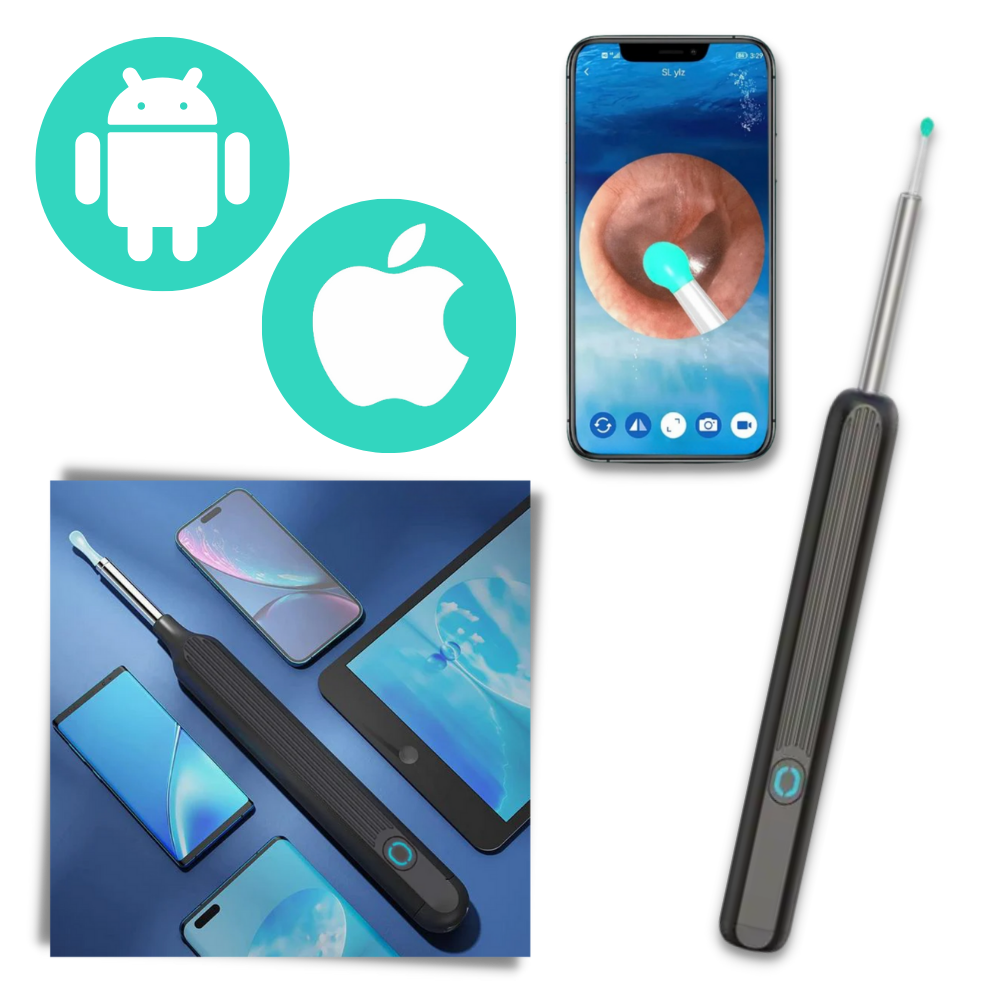 Caméra de nettoyage d'oreille pour retirer le cérumen
- Ozerty