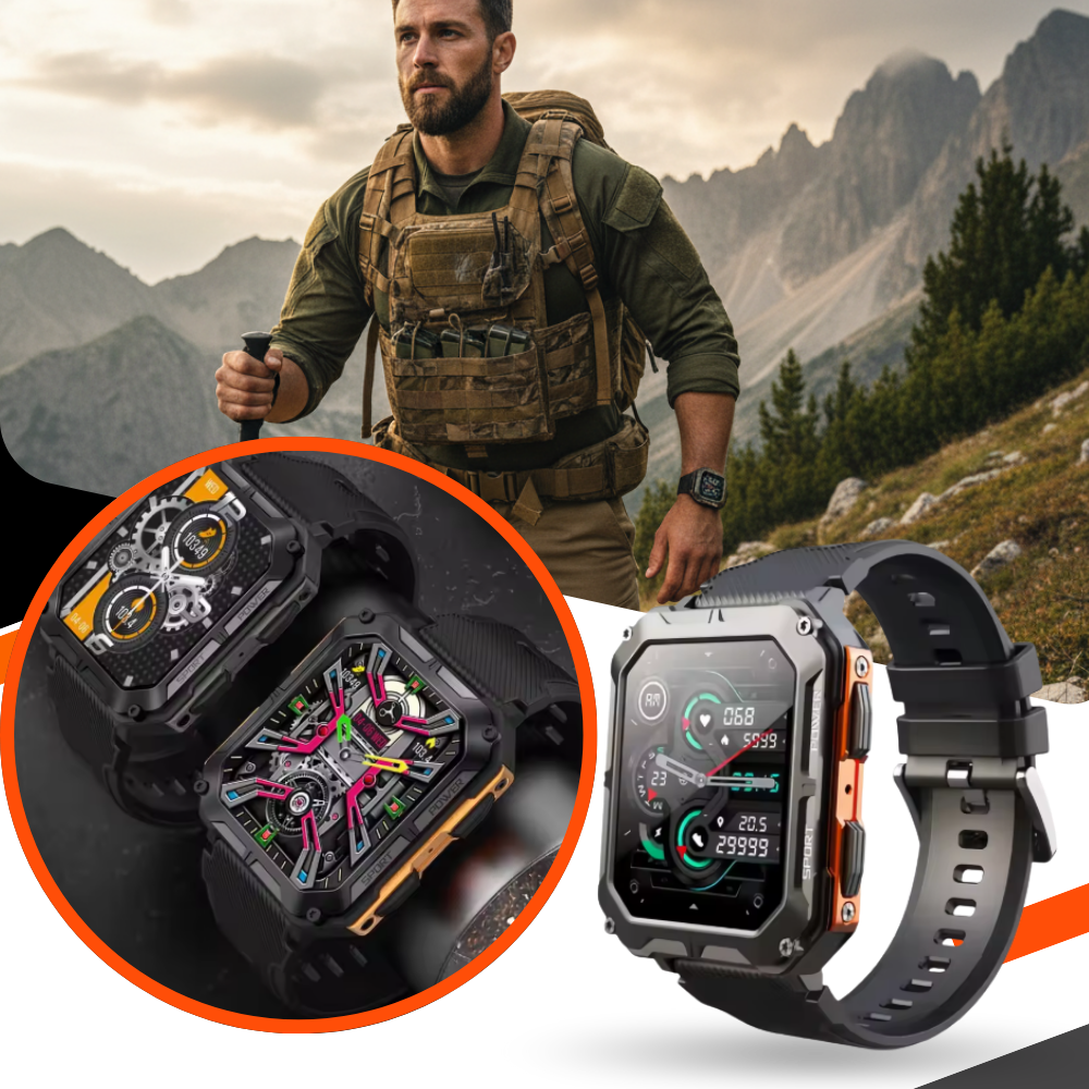 Montre connectée militaire santé - Ozerty