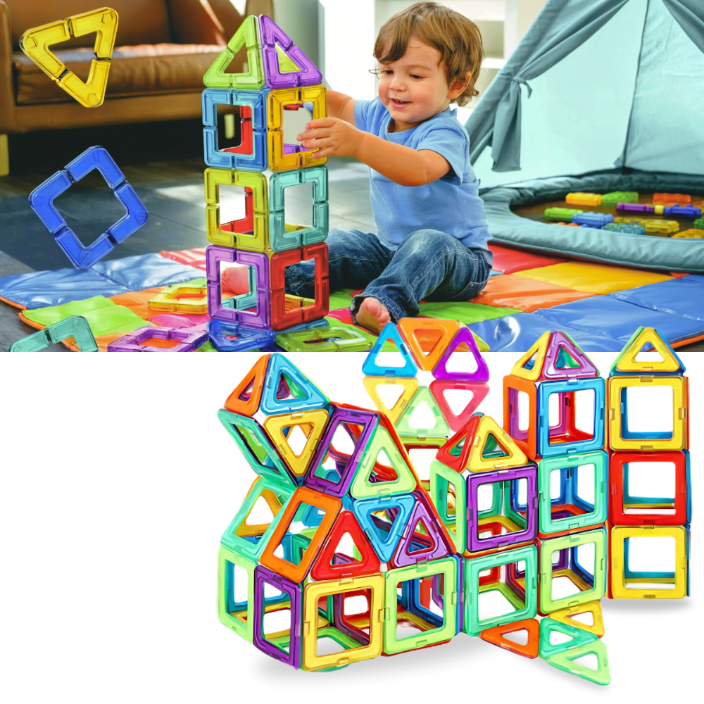 Jeu Blocs De Constructions Magnétiques - Ozerty