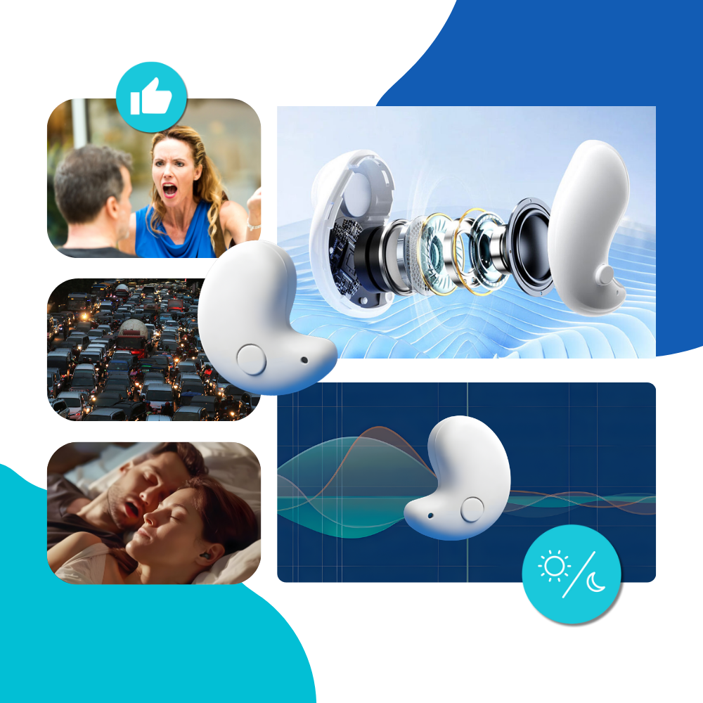 Écouteurs ergonomiques Snore Block - Ozerty