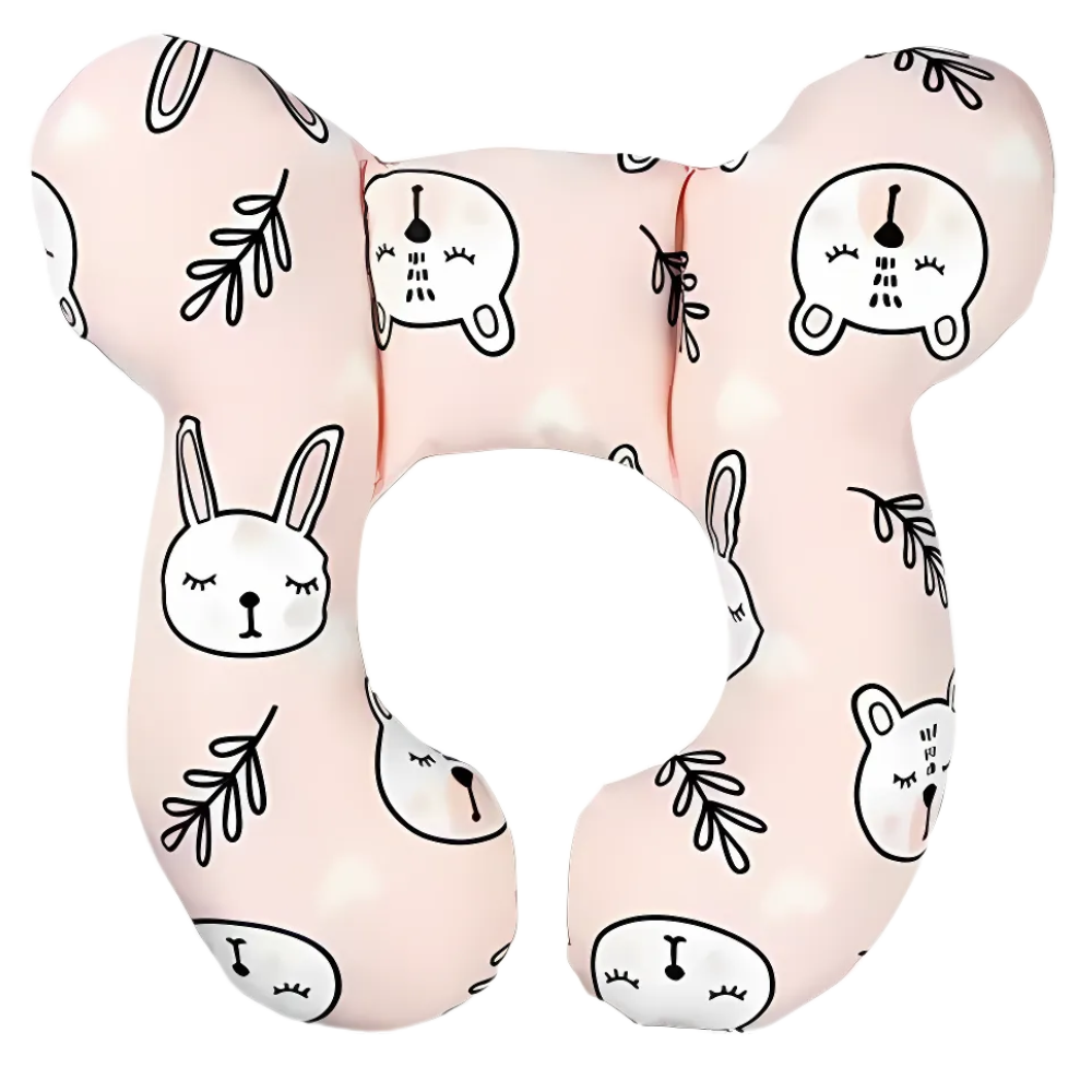 Coussin pour bébé -Oursons roses - Ozerty