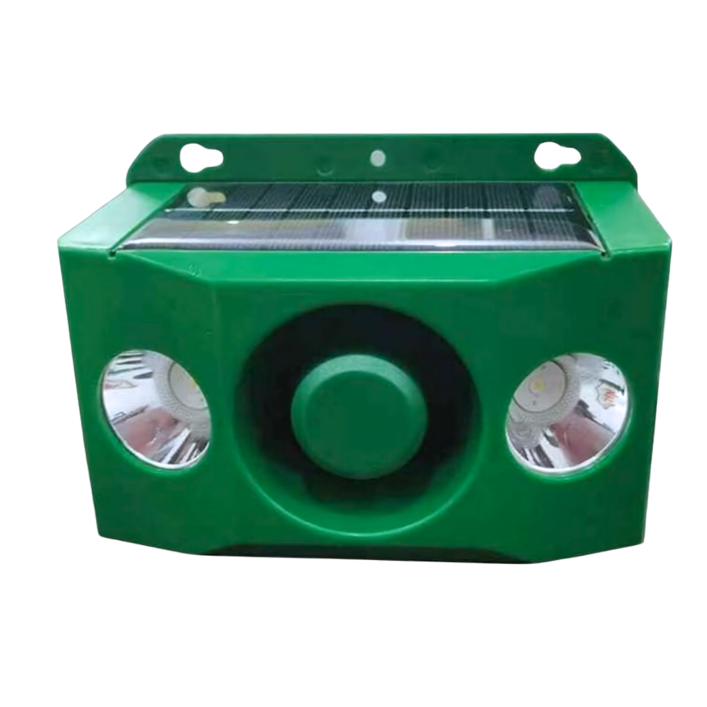 Répulsif solaire à détection de mouvement pour animaux -2 projecteurs - Ozerty