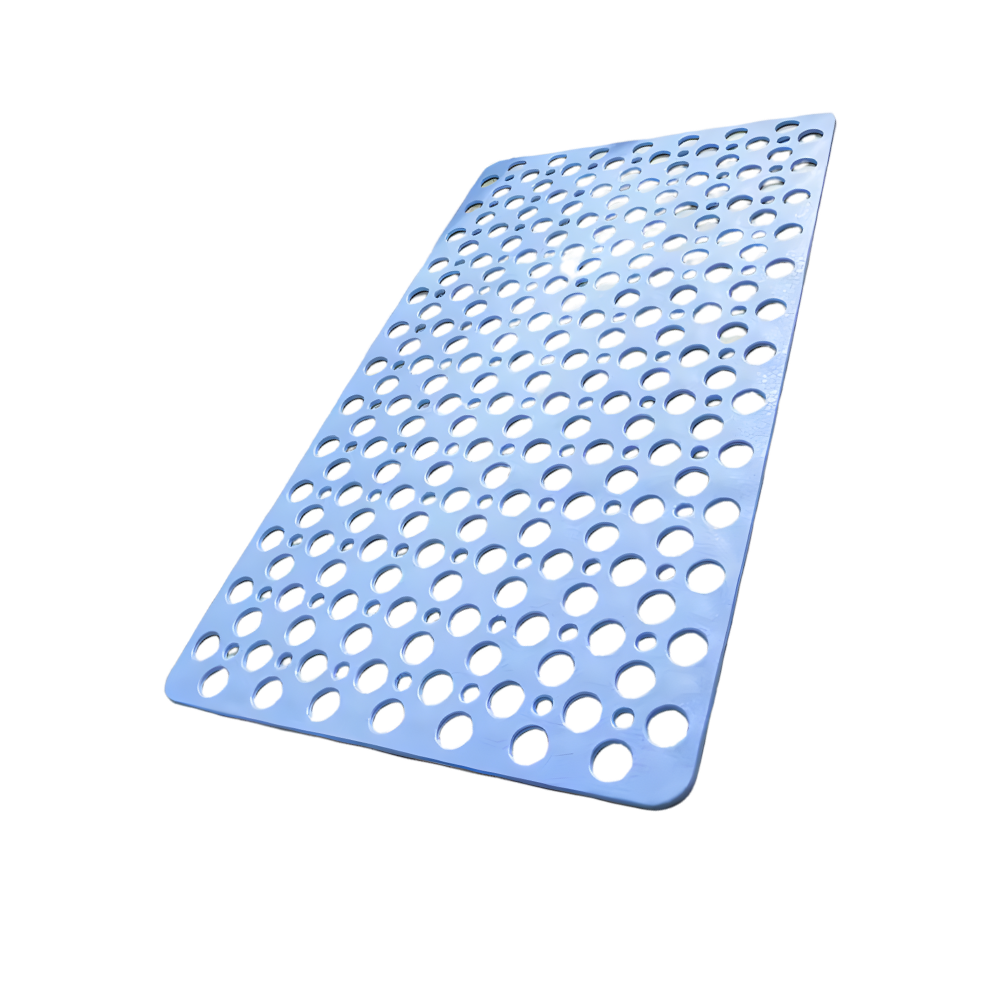 Tapis de bain antidérapant -Bleu - Ozerty