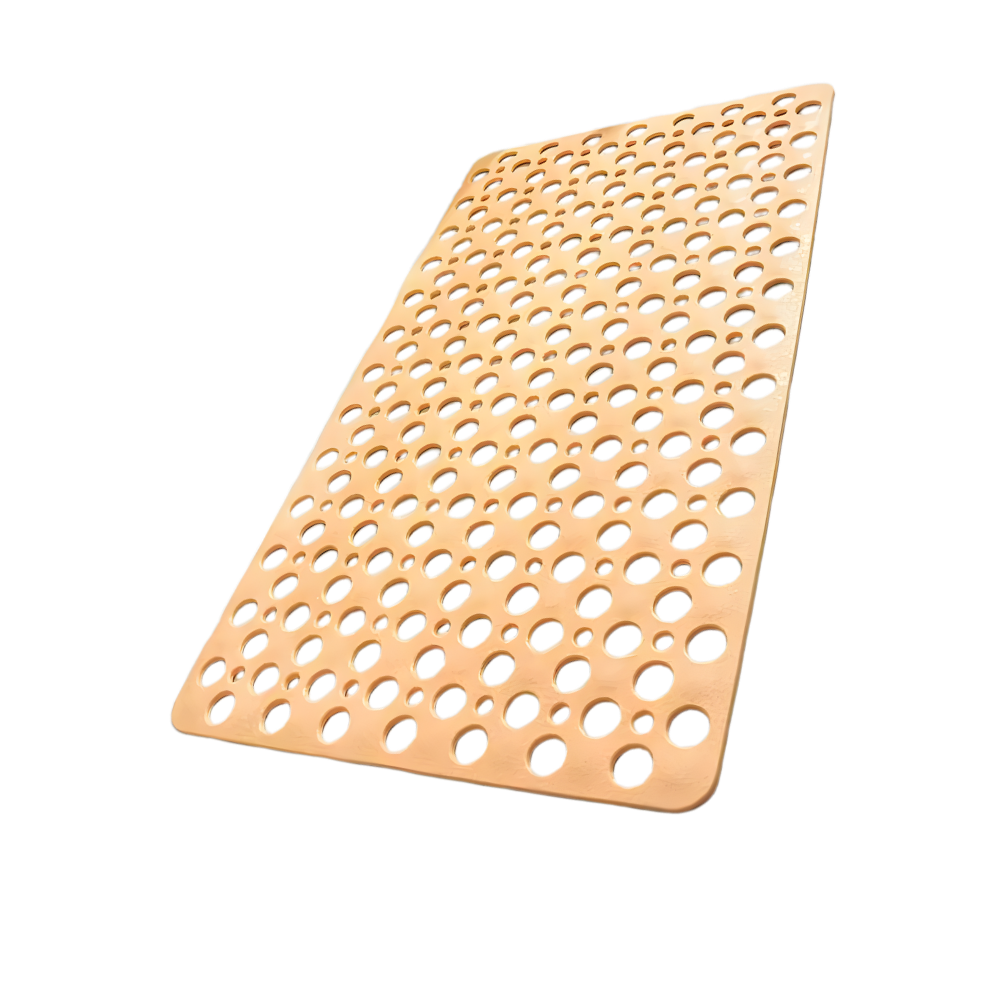Tapis de bain antidérapant -Jaune - Ozerty