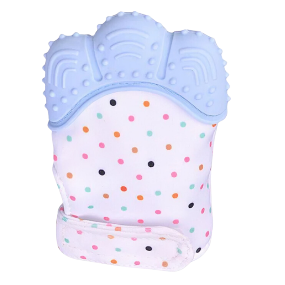 Gant de dentition apaisant
-Bleu - Ozerty