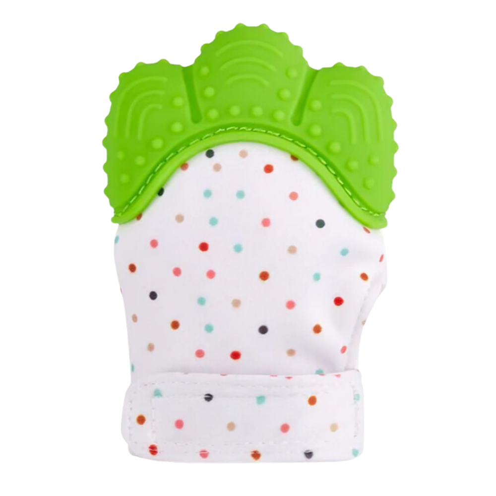 Gant de dentition apaisant
-Vert - Ozerty