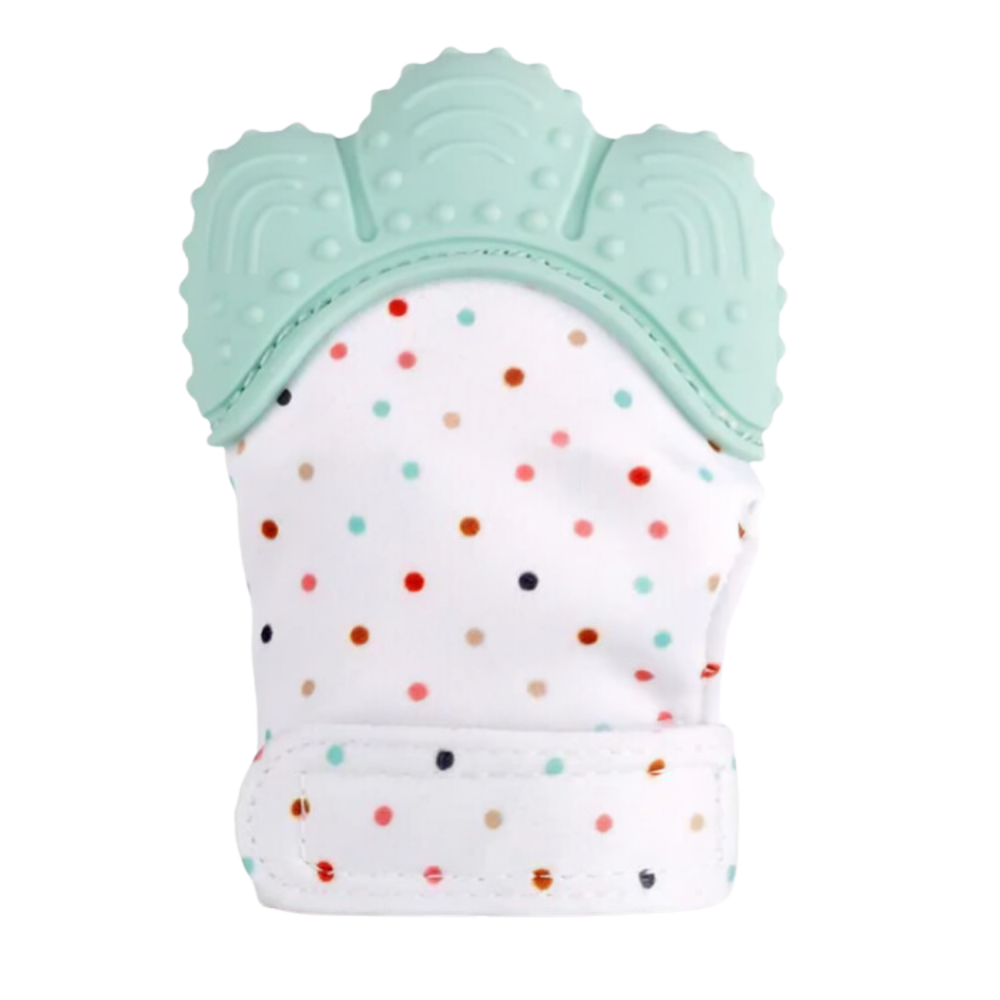 Gant de dentition apaisant
-Vert clair - Ozerty