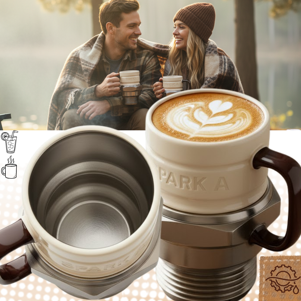 Tasse fantaisie en forme de bougie d'allumage - Ozerty