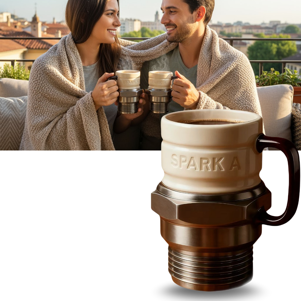 Tasse fantaisie en forme de bougie d'allumage - Ozerty