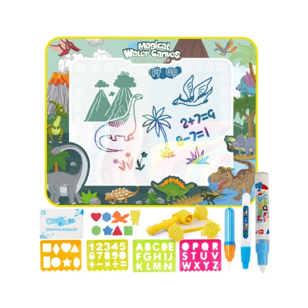 Tapis de gribouillage stimulant à l'eau
-Dinosaures - Ozerty