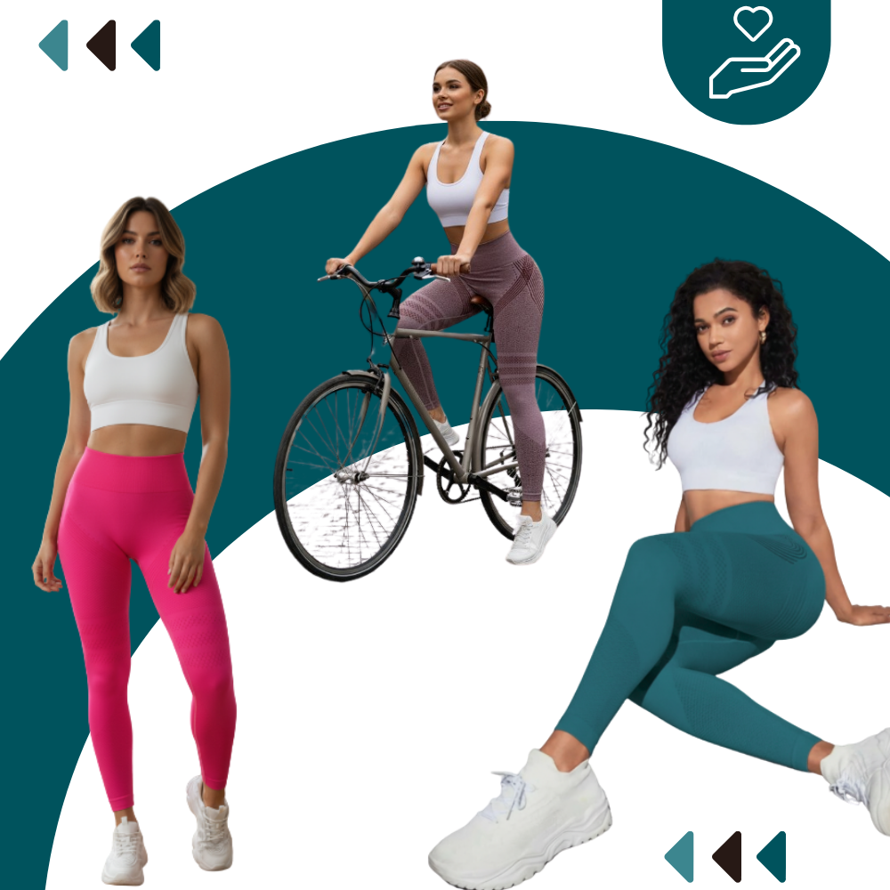 Leggings 3D de compression extensibles et sans coutures - Ozerty